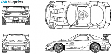 2006 Mazda Re-Amemiya Mu 7 SPL Coupe blueprint